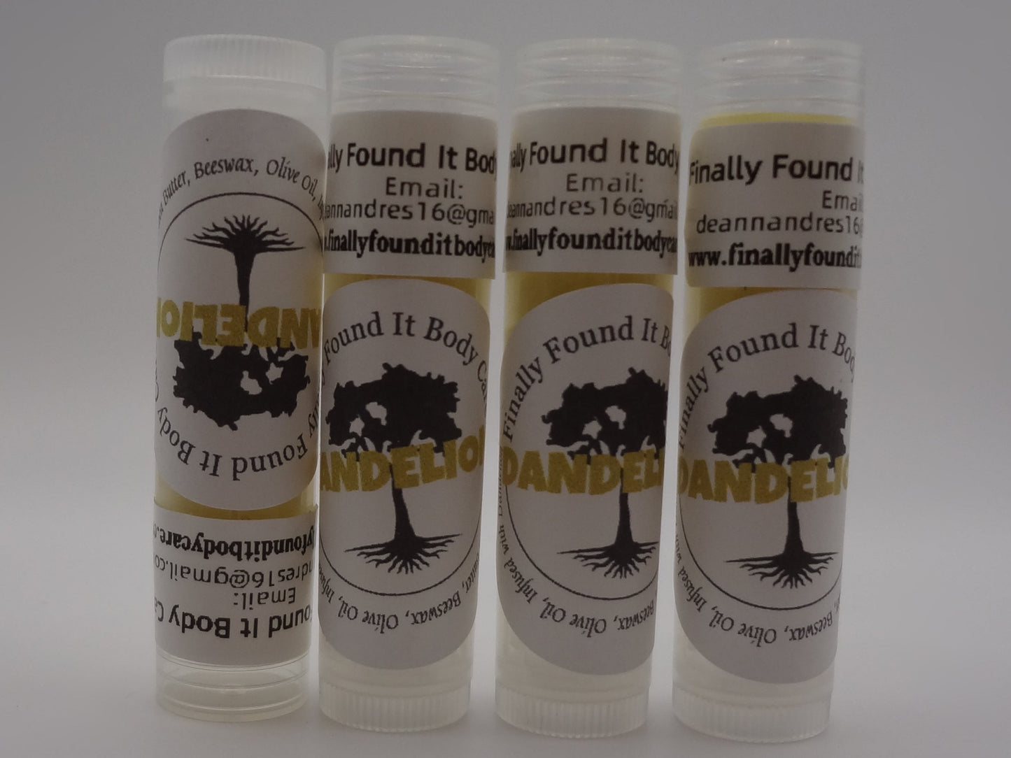 Dandelion Lip Balm - Infused with Dandelions - Long Lasting, use one to two times a day. High Quality Ingredient.