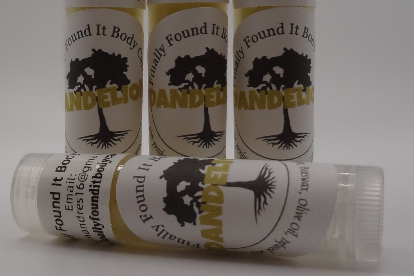 Dandelion Lip Balm - Infused with Dandelions - Long Lasting, use one to two times a day. High Quality Ingredient.