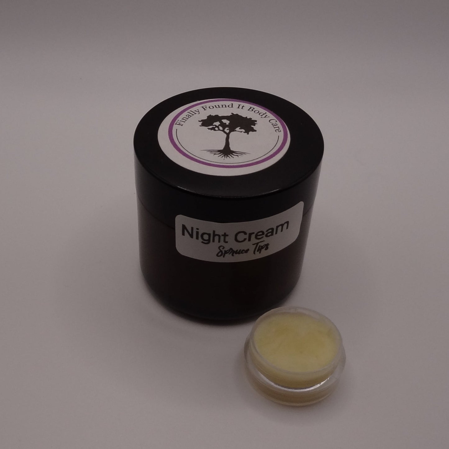 SAMPLE Night Cream (Infused with Spruce Tips) - Signs of Aging, Dry Skin, Skin Damage - Face Cream with Anti Aging Properties, High Vitamin C and Moisturizes