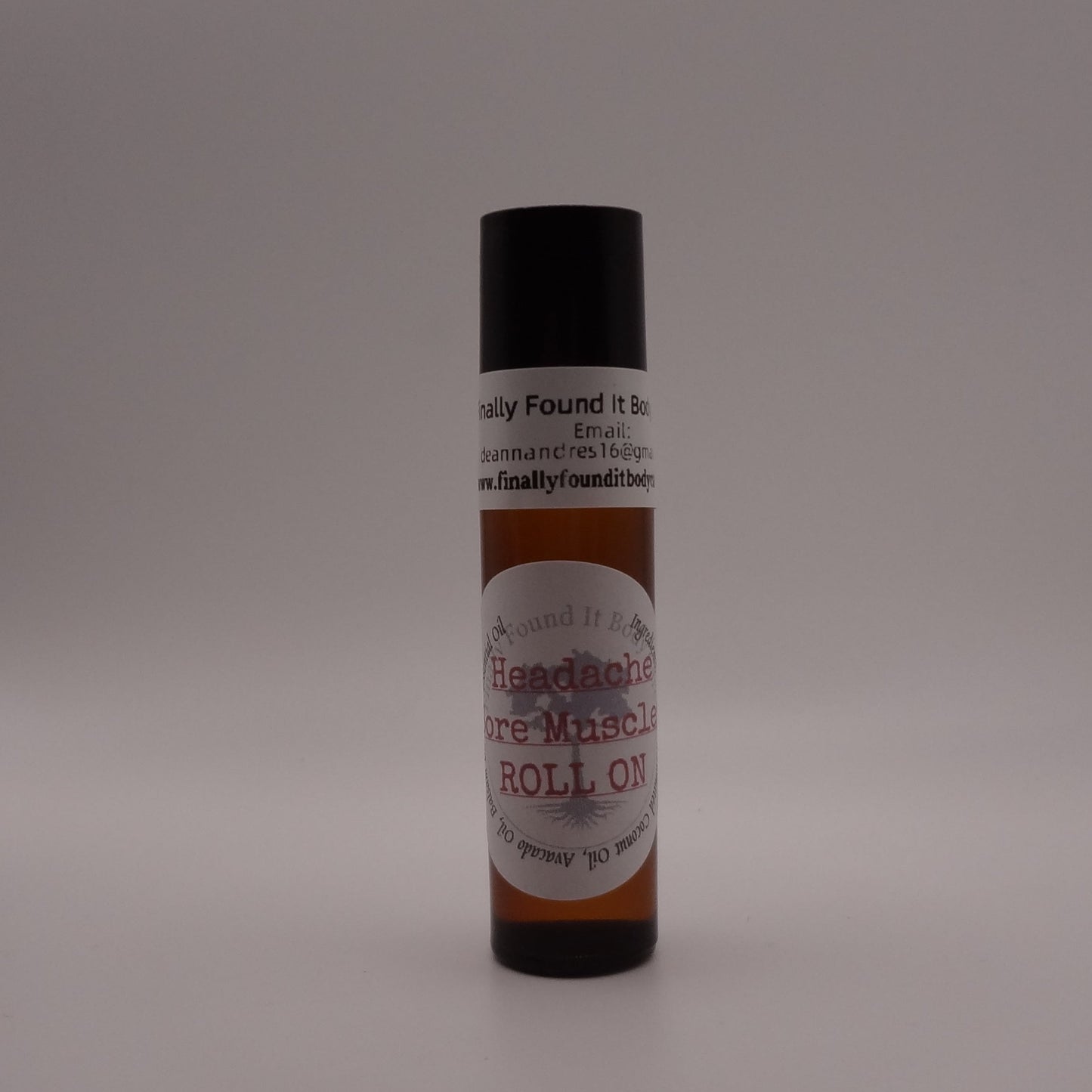 Headache and Sore Muscle Roll On - Need Immediate Relief, Headaches, Sore Muscles - Apply to Temples, Back of Neck, Forehead, Injured Muscles.