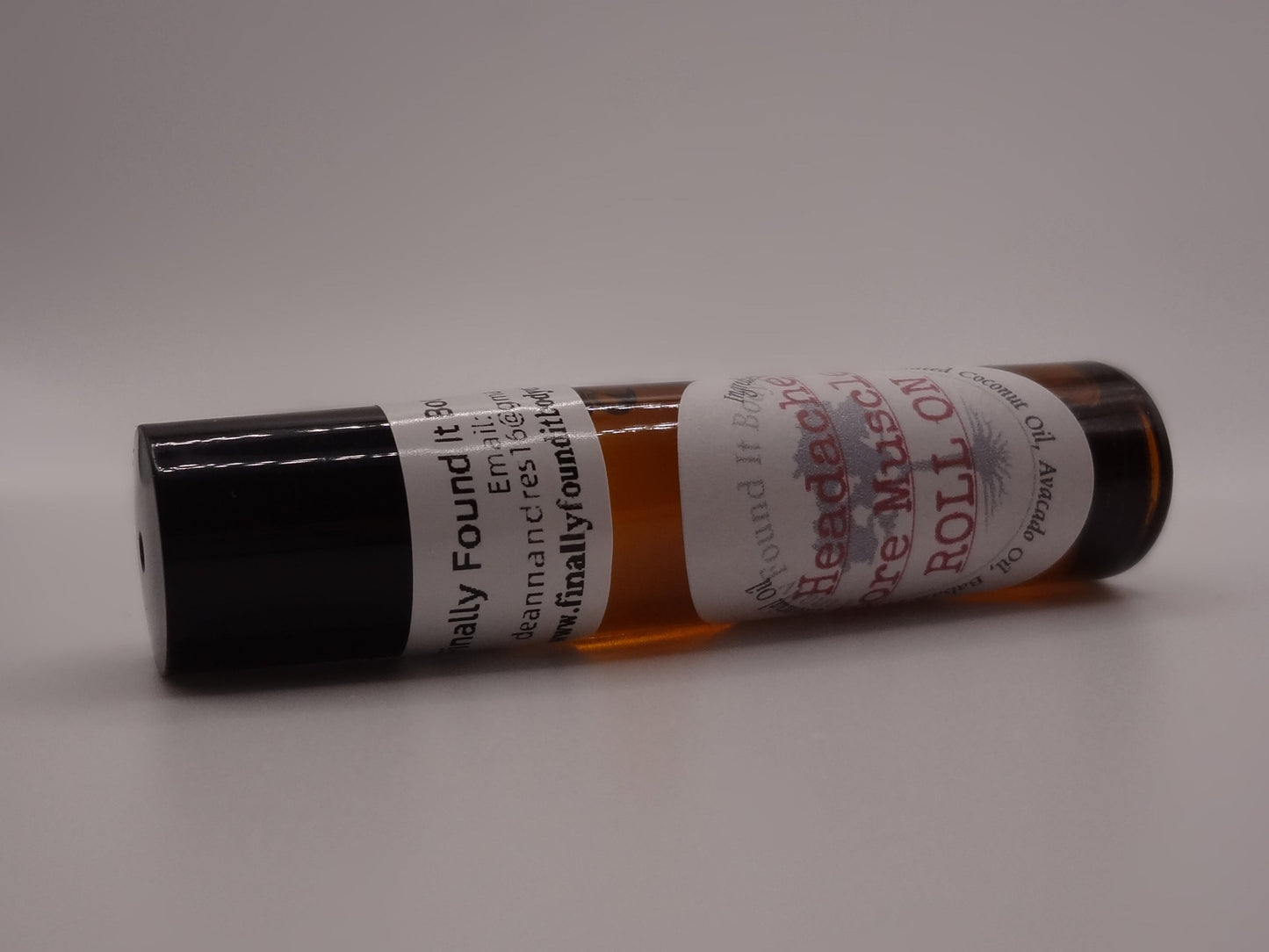 Headache and Sore Muscle Roll On - Need Immediate Relief, Headaches, Sore Muscles - Apply to Temples, Back of Neck, Forehead, Injured Muscles.
